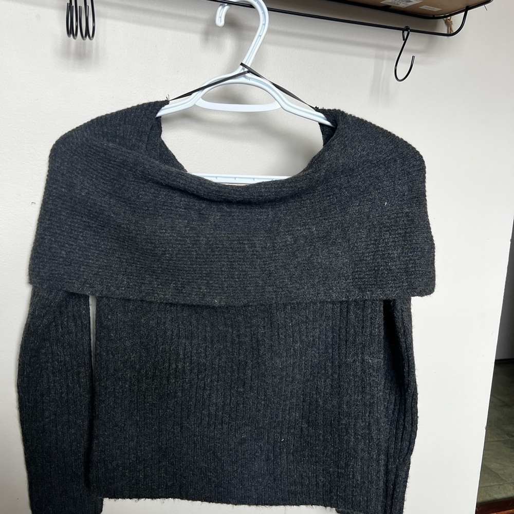 Dynamite Women's Charcoal Gray Sweater